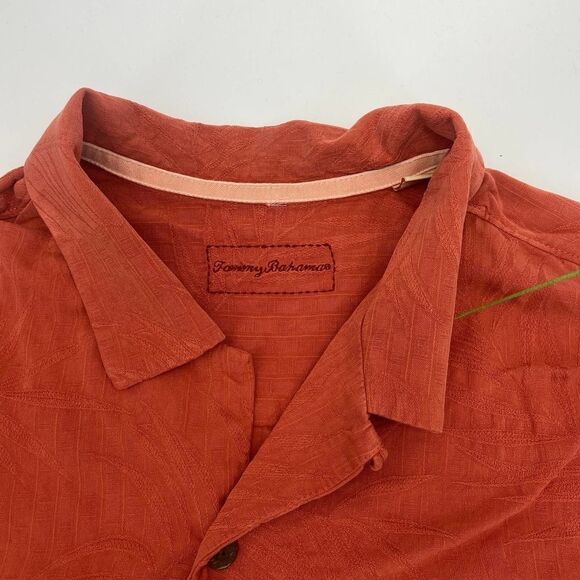 Tommy Bahama Rust Vintage Button and Shirt - Picture 5 of 7